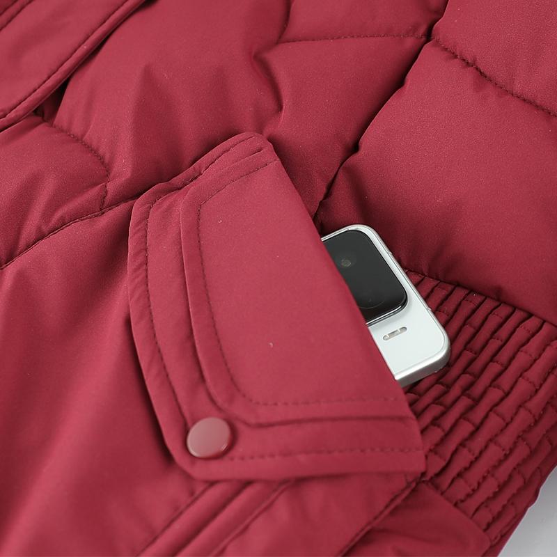 Mărimi Mari 4XL-8XL Femei de Vârstă Mijlocie Iarnă Paltoane Lungi cu Glugă Elegante Groase Călduroase Parka Oversize Jachete de Damă