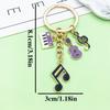 3D Acrylic Headphone Keychain - Cute & Stylish Backpack Charm, Perfect Gift for Friends