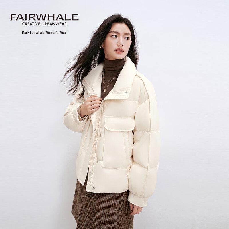 Mark Fairwhale Women's Short Stand Collar Down Jacket