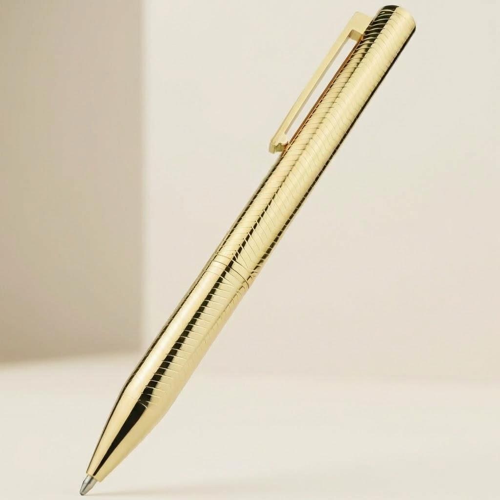 Fashion Twist Rollerball Pens Capless Metal Chrome Ballpoint Pen Refillable Elegant Signature Gift Pen