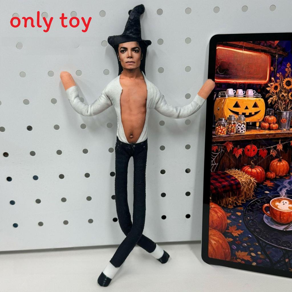 Michael Jackson Halloween Plush Doll With Skeleton Frame For Collectors