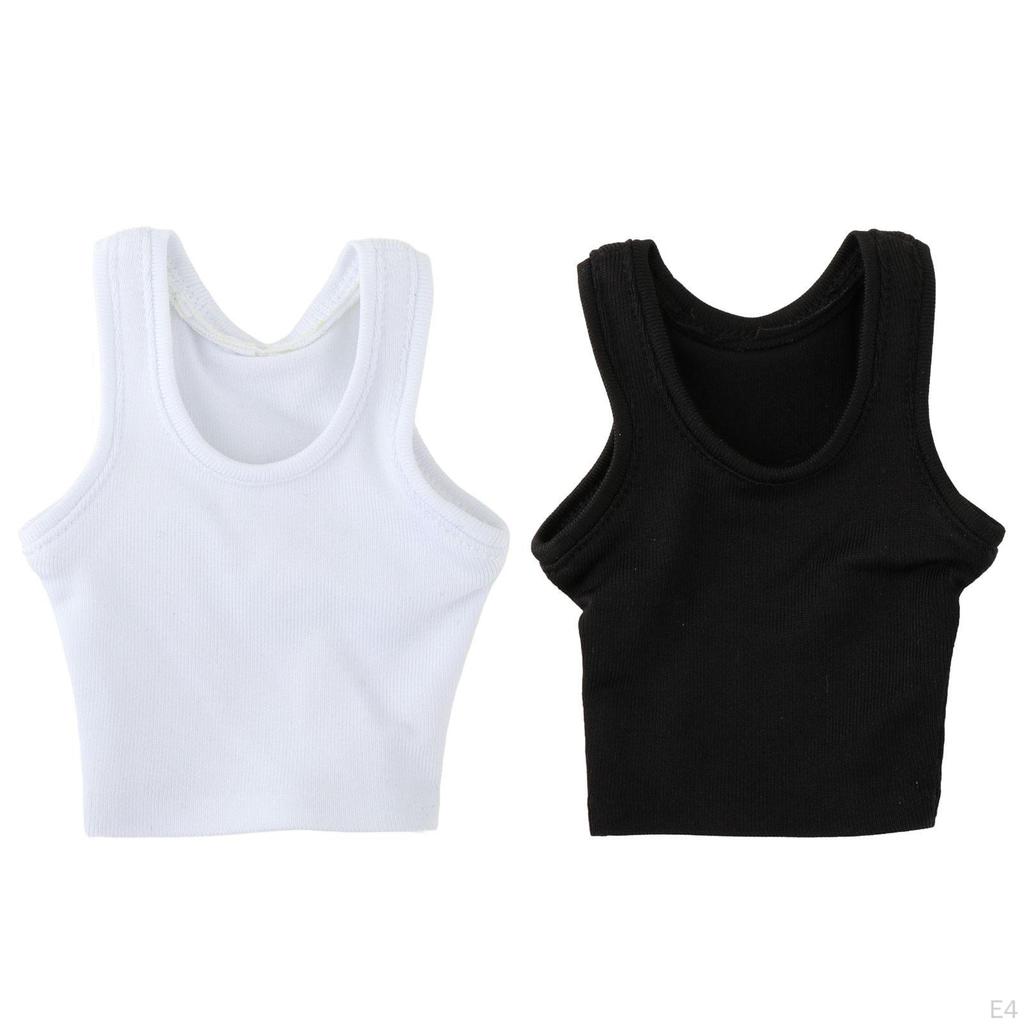 1/6 Male Vest Sleeveless Figure Doll Clothes Dress Accessory Miniature Clothing for 12 inch Figures