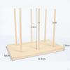Ribbon Organizer Wooden Holder Storage Rack Sewing Thread Accessory Space Saving Function Suitable