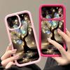 Shining Fantasy Tree Butterfly Case For iPhone 17 Pro Max Shockproof Silicone Bumper Cover For iPhone 16 Pro Max Funda iPhone 15 14 13 12 11 16E