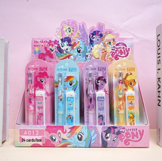 Demon Hunter Girls No-Sharpen Automatic Pencil Set - Durable Student and Birthday Gift