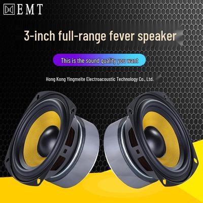 3", 4", 5", 6.5" Širokopásmový HiFi Reproduktor pro Audiophily s 3" Basovým Reproduktorem