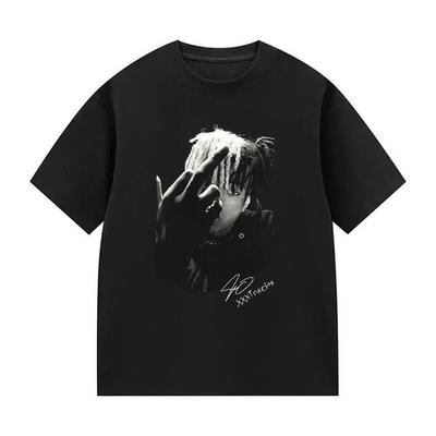 Rapper XXXTentacion Album 2026 Graphic T Shirt Unisex Hip Hop Retro Style Short Sleeve T-shirts Casual Cotton T-shirt Streetwear