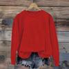 Womens Long Sleeve Crewneck Sweatshirt Graphic Print Casual Streetwear Top