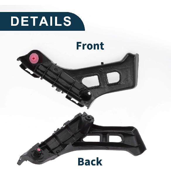 Bumper Support Bracket for Lexus CT200h 2011-2017 Durable No.5211676011 | Left Side Front Bumper Retainer Bracket Hold Mount Black 1 Pc
