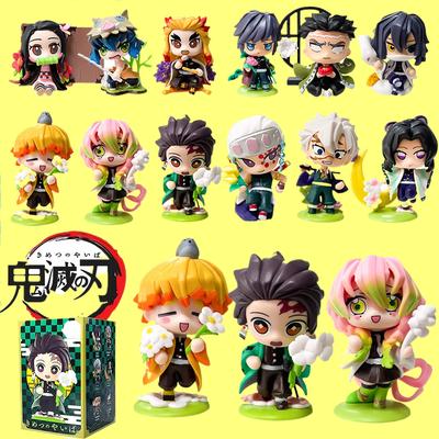 Demon Slayer Tanjiro Kamado Nezuko Anime Cartoon Figur Box Kreatives Personalisiertes Statue Modell Ornament Überraschungsgeschenkbox