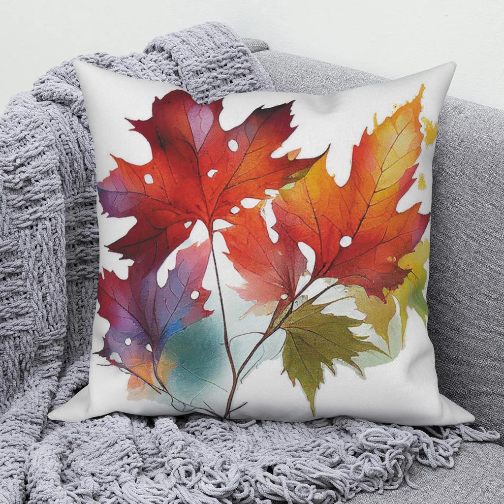 Nordic Style Romantic Rose Flower Print Pattern Cushion Cover for Home Living Room Sofa Decoration Square Pillowcase