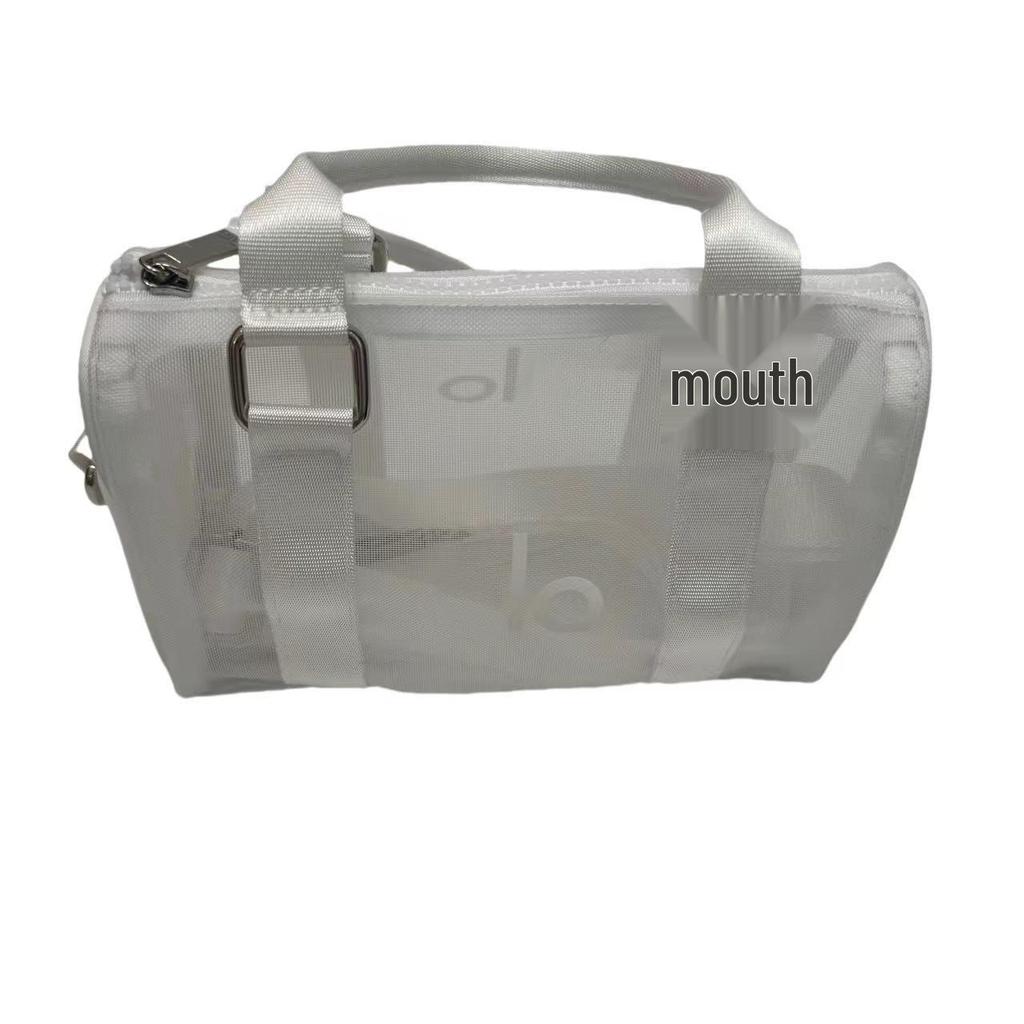 Alo Transparent Quick-Dry Mesh Tote: Travel, Yoga, Fitness & Beach Shoulder Bag