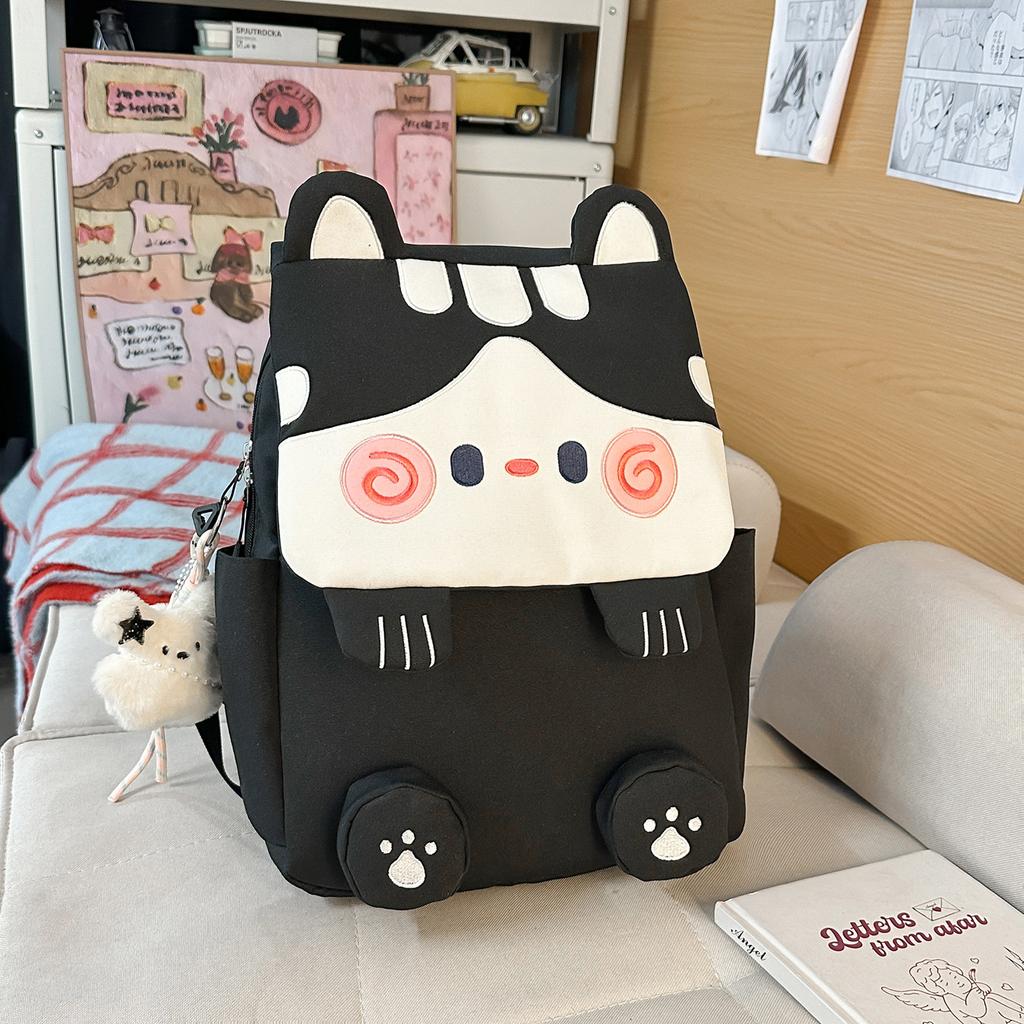 Zaino giapponese carino casual versione coreana grande capacità versatile ins zaino per studente universitario zaino borsa per computer super carino