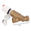 1pc Brass Electric Dynamic Balancing Two-way Valve Normally Closed Solenoid Valve For Heating Systems Easy Installation
