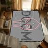 Door Mat Anti-Slip Kitchen Bedroom Handmade Rapper m-MF singer Tufted Rug Carpet DOOM Living Room Entrance Decoration
