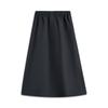 Li Ning Sports Lifestyle Series Solid Color Mid Waist Versatile Breathable Casual Long Skirt Women Skirts Black ASKV252-2