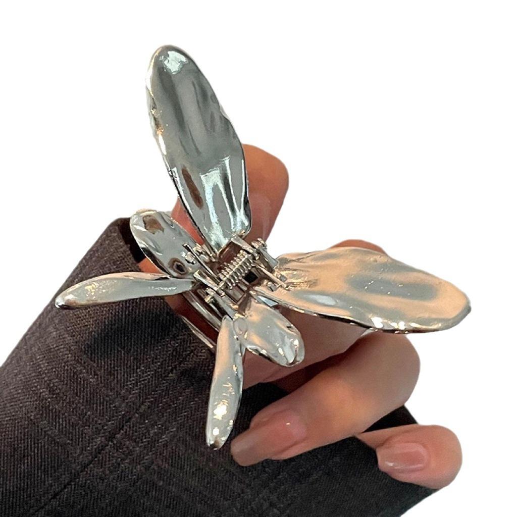 Butterfly Hair Claw Gothic Metal Hair Clip Lightning Irregular Claw Clip Crab Hairpin Barrettes for Women Headwear Accessories