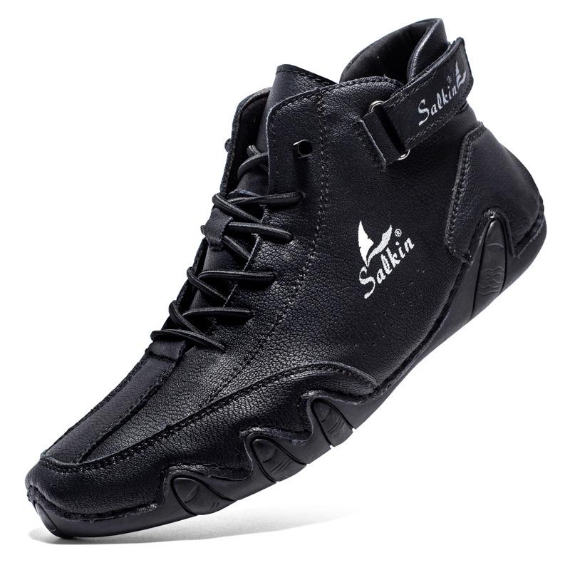 2025 Men's Large-Size Octopus High-Top Martin Boots - Spring/Summer Casual Short Boots & American Boat Shoes