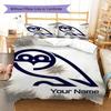 Sheffield Wednesday Football Club Custom Name Pattern Bedding,Quilt Set Quilt Cover Pillowcase Home Birthday Gift(1 * Duvet Cover + 2 * Pillowcase, Wi