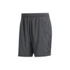 Men's Logo Stripe Solid Color Gym Breathable Sports Shorts Gray FP7846