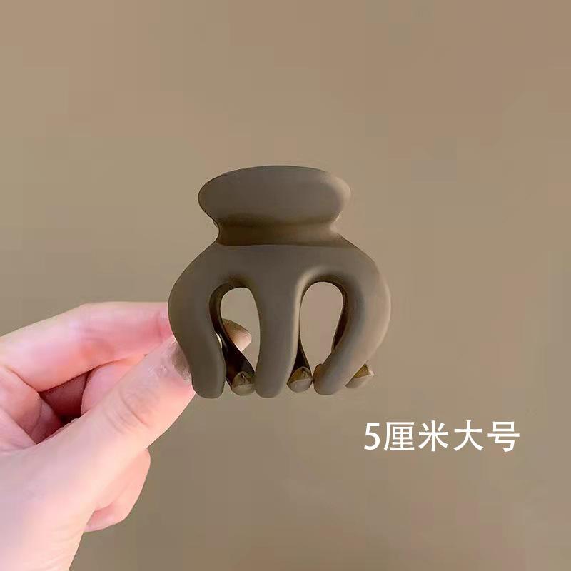 Black Matte Grab Clip, High Ponytail Hair Grab Hairpin, Fixed Artifact, Pumpkin Grab Clip, Hair Accessories, Small Clip.