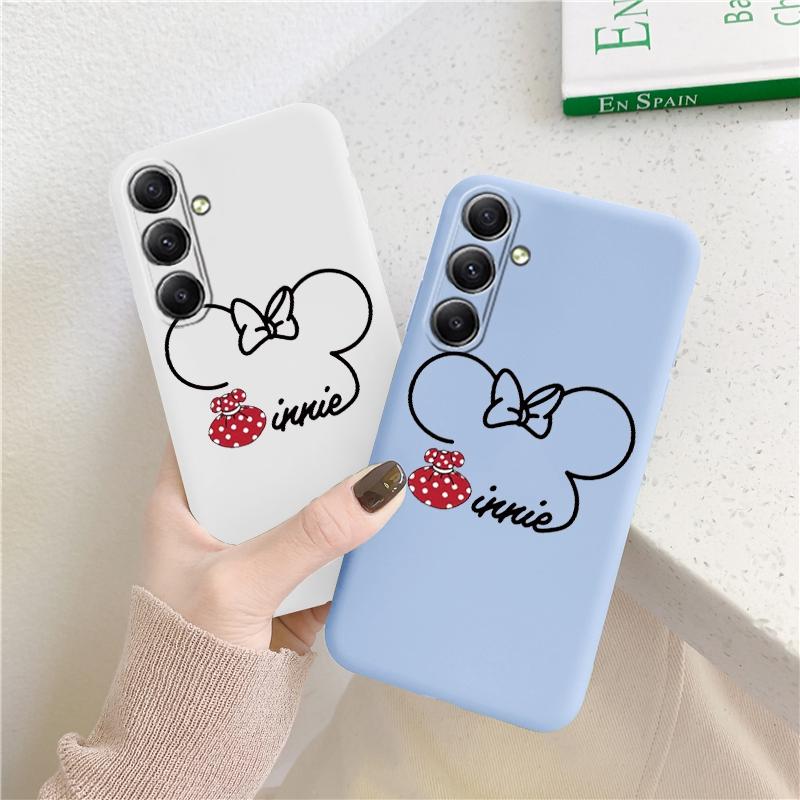 Coque en silicone souple à motifs de dessin animé pour Samsung A55 M35 S24 Xiaomi Redmi Note 13 Pro 13C iPhone Huawei Honor Realme Housse de protection antichoc pour appareil photo