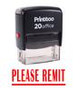 Printtoo PLEASE REMIT Self Inking Rubber Stamp Office Stationary Custom