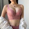Sexig spets-bh Damer Push Up Bralette Plus Size D E Kupa Sensuella underkläder Samlande Tunn Fancy Underkläder