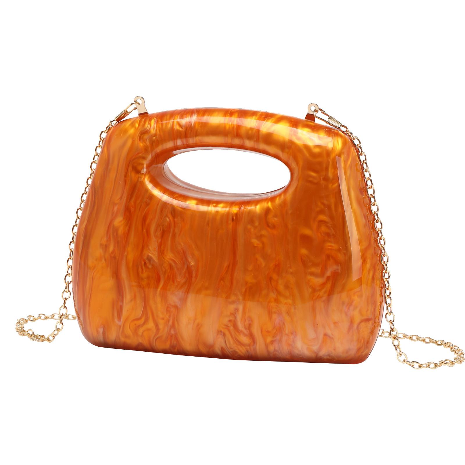 

New women s retro marble dinner bag fashionable atmosphere evening bag retro clutch bag chain shoulder cross-border