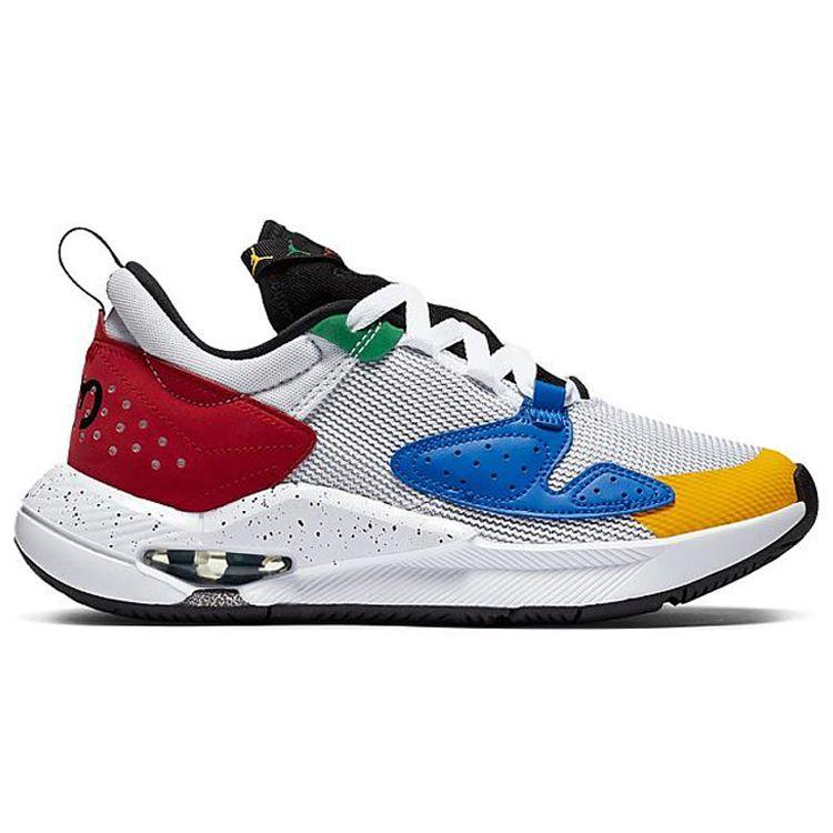 Air Jordan Air Cadence GS Olympics Rings Kids Sneakers Multi-Color White Black CQ9233-101