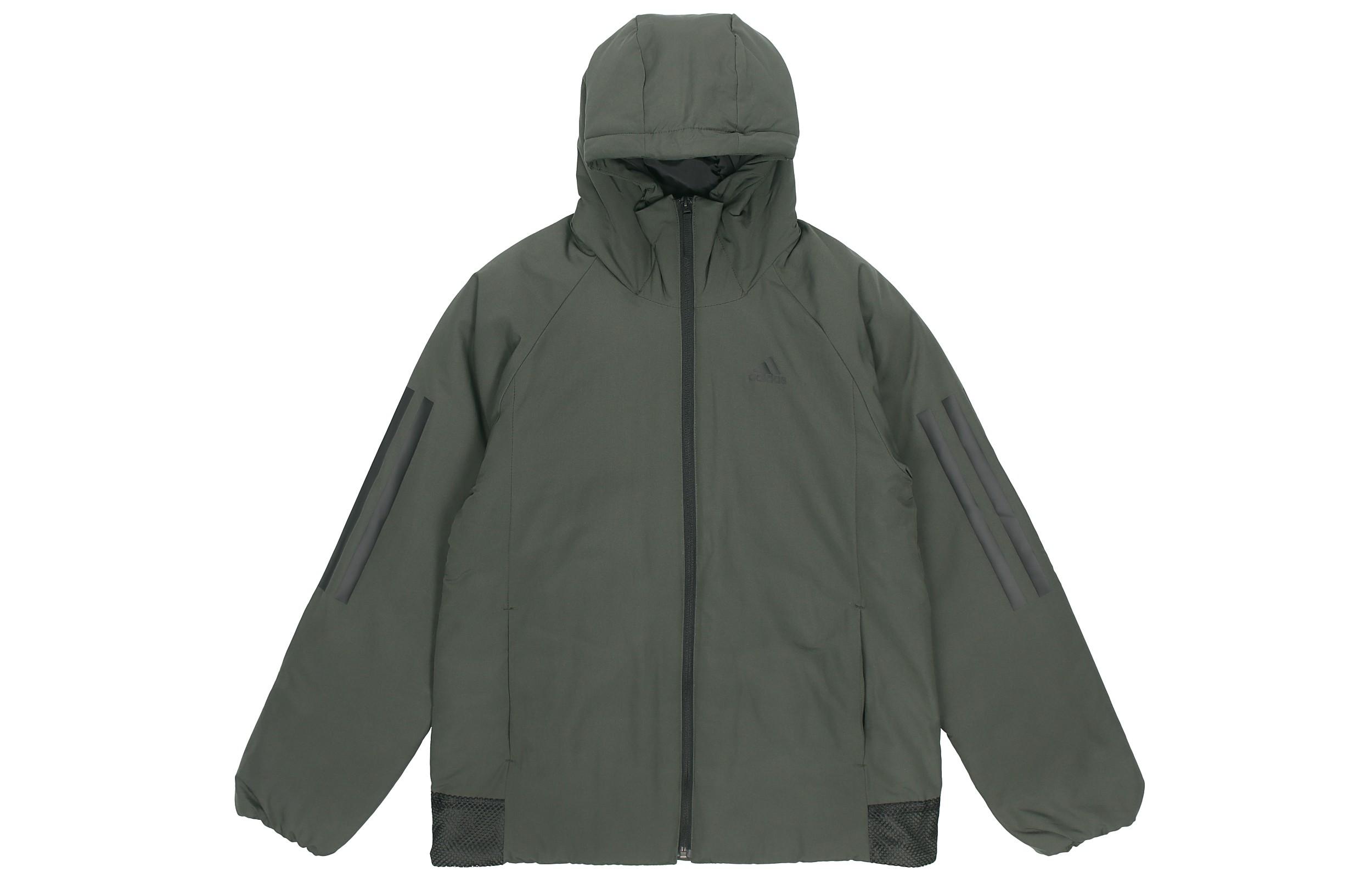 Adidas Puffer Jacket Winter Men s Dark Earthy Brown DZ1399 XXL