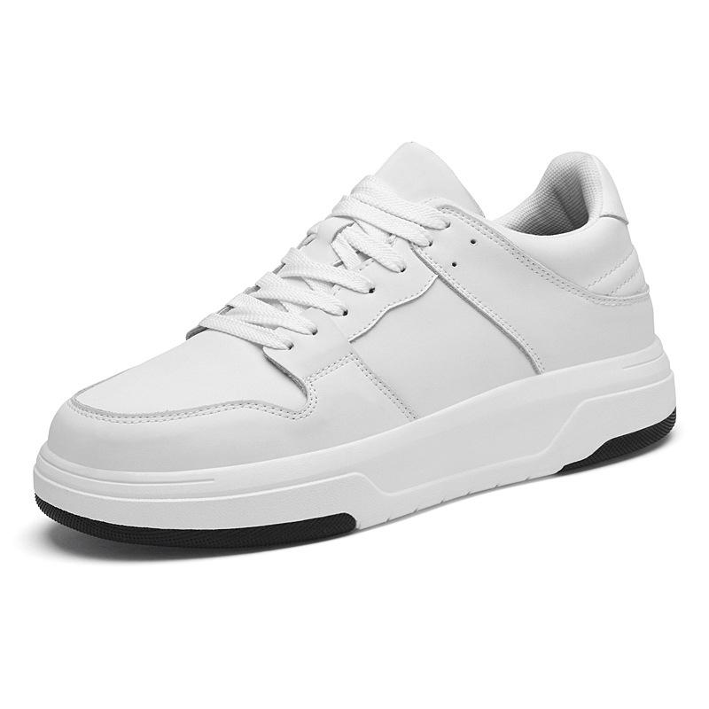 High-heel shoes for men, 8 cm height, breathable, casual, sports-style sneakers, 6-inch invisible insole for height increase.