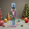 Weihnachts-Nussknacker Ornament Kleiner Holzsoldat Weihnachtsdekorationen Nussknacker Figur Ornament für Tisch Regal