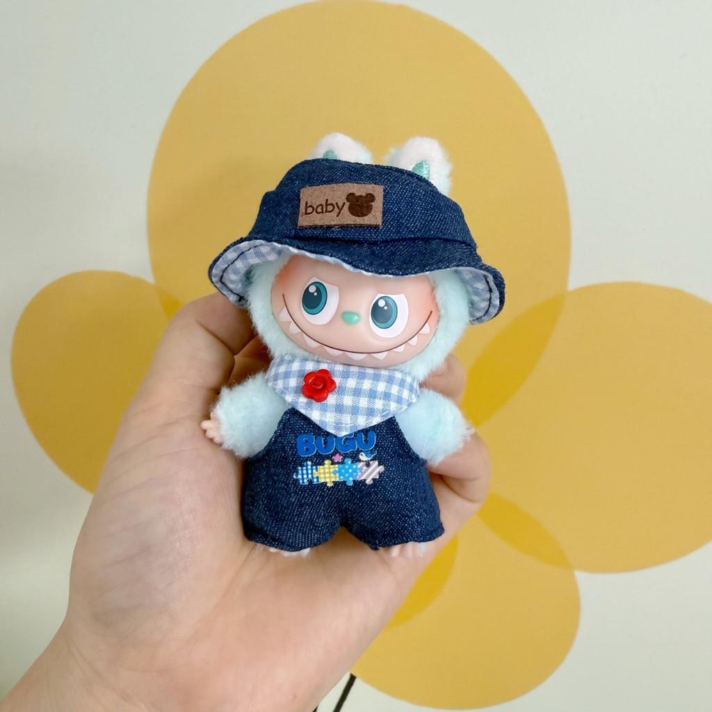 Mini Version 4.0 Vinyl Face Plush Blind Box Doll Clothes Christmas Set Small Nose Gaga Heart Bottom Password