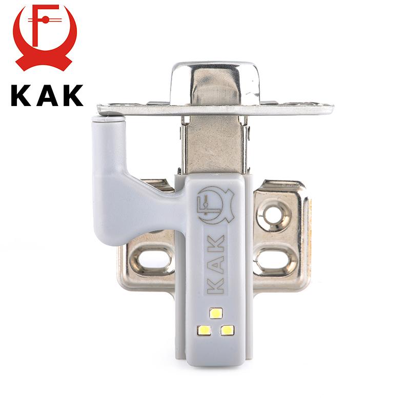 10PC KAK Universal Hinge Light Kitchen Bedroom Cabinet Cupboard Wardrobe 0.25W Inner LED Sensor Light Furniture Hardware