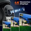 LS VISION Κάμερα 10MP PTZ IP 8MP 4K εξωτερικού χώρου με διπλό φακό με διπλή οθόνη 5G Κάμερα WIFI AI Παρακολούθηση Προστασίας ασφαλείας Κάμερα παρακολούθησης CCTV