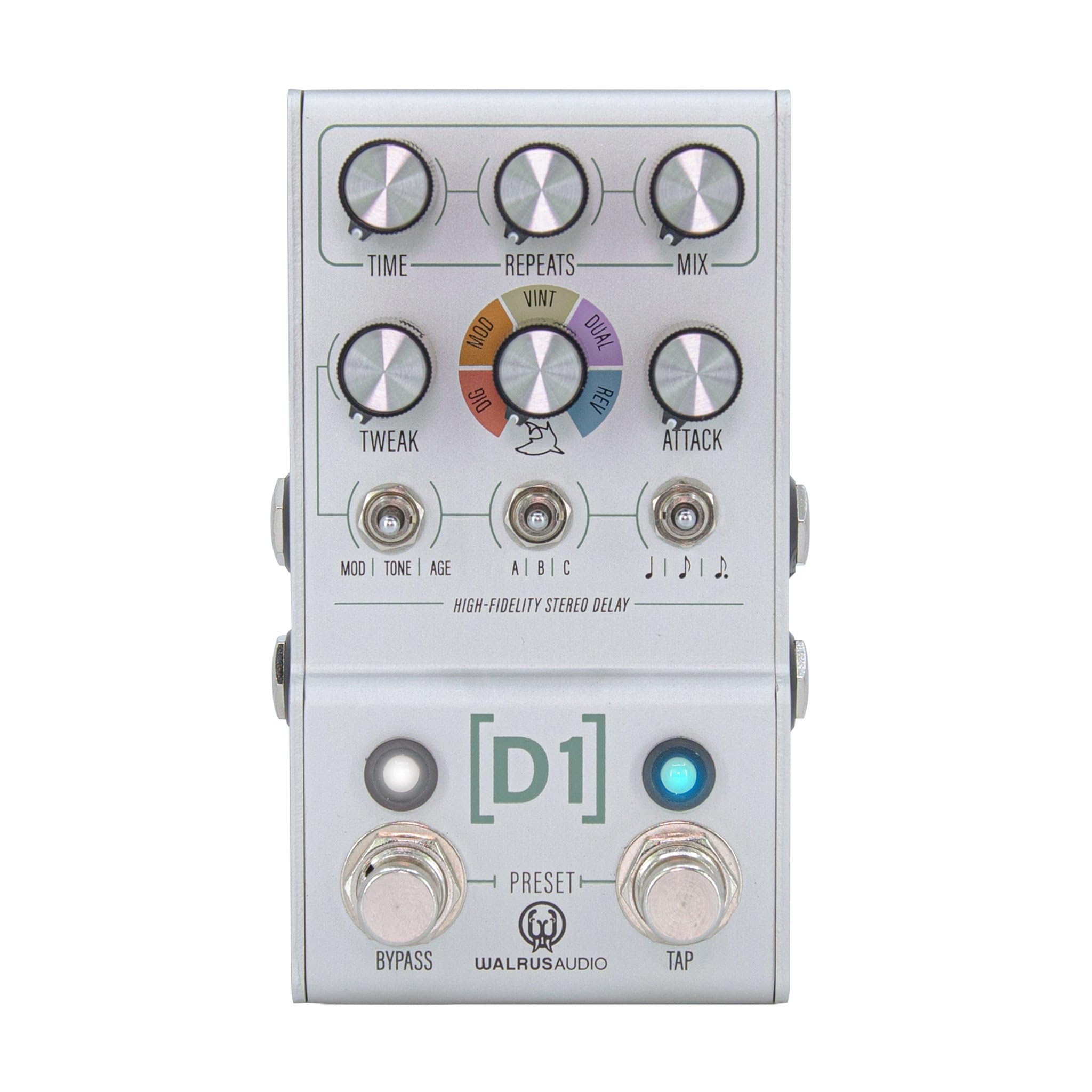 

Серія WALRUS AUDIO MAKO: D1 High-Fidely Stereo Delay V2 Delay WAL-MAKOD1V2