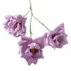3 Heads Full Blooms Artificial Rose Flower Real Touch Faux Silk Rose Bouquet 25" Long Stem Fake Rose Flowers for Home Kitchen Party Wedding Decor