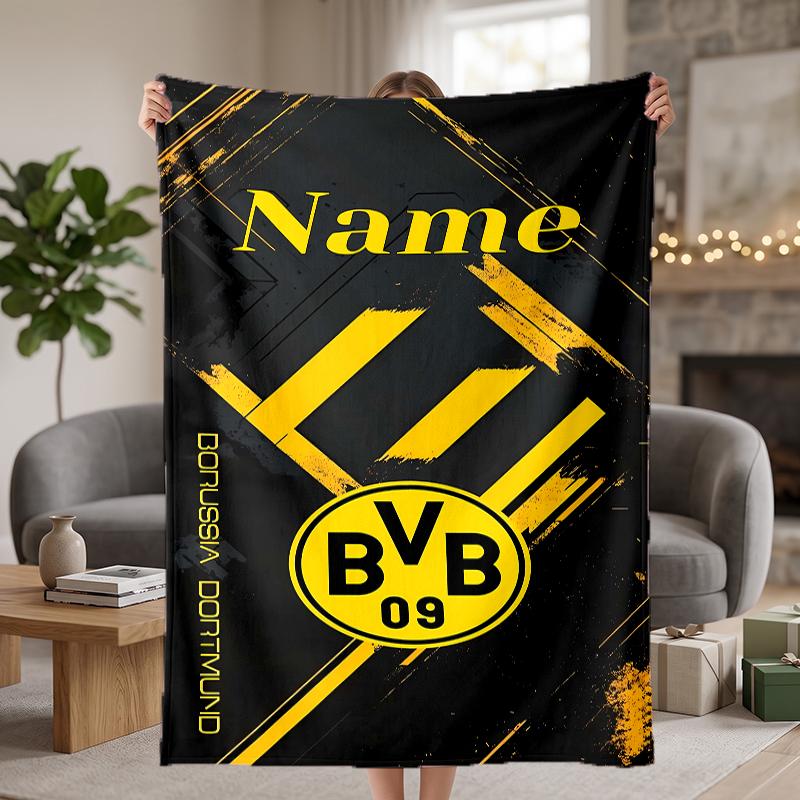 BVB Custom Flannel Blankets Soft Warm Cozy Throws for Home Decor Holiday Gifts