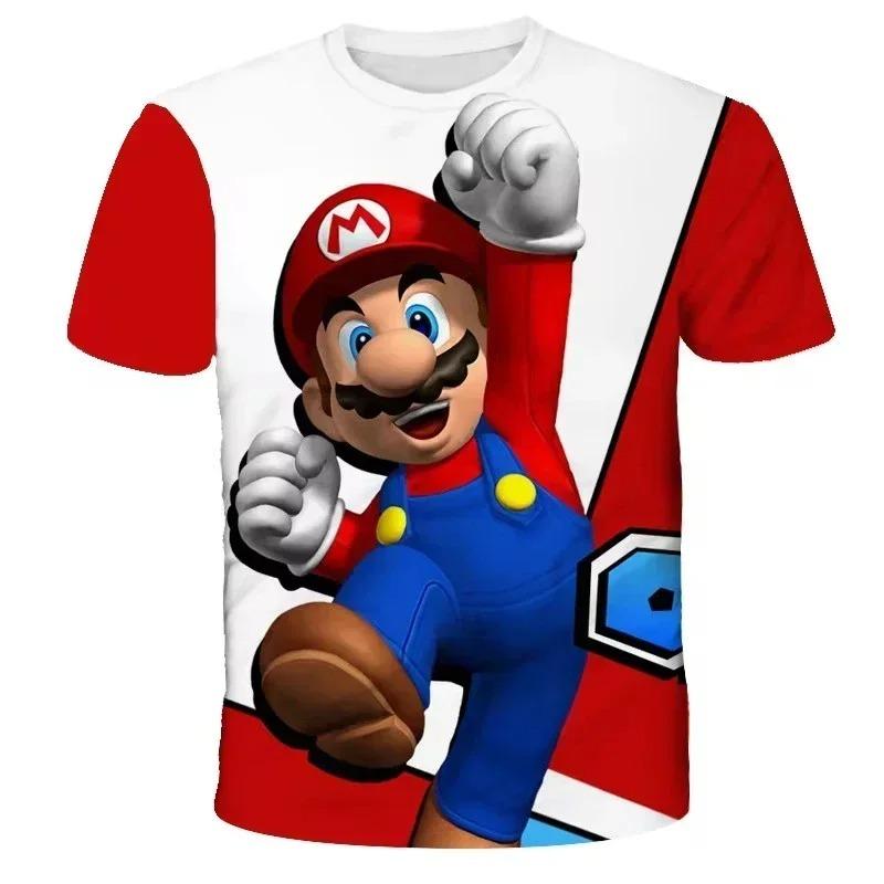 Newest 2026 The Super Mario Galaxy Movie 3D Print Tops Cartoon