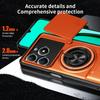 KEYSION Magnetic Phone Case for OPPO Realme C61 C63 Slide Camera Protection Upright Kickstand 360 Ring Shockproof Back Cover