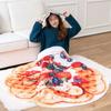 Flatbread Pancake Blanket Indian Fly Cake Blanket Burrito Office Nap Air Conditioning Comforter Cover Leg Shawl