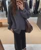 Autumn Old Money Loose Knit Cardigan Sweater