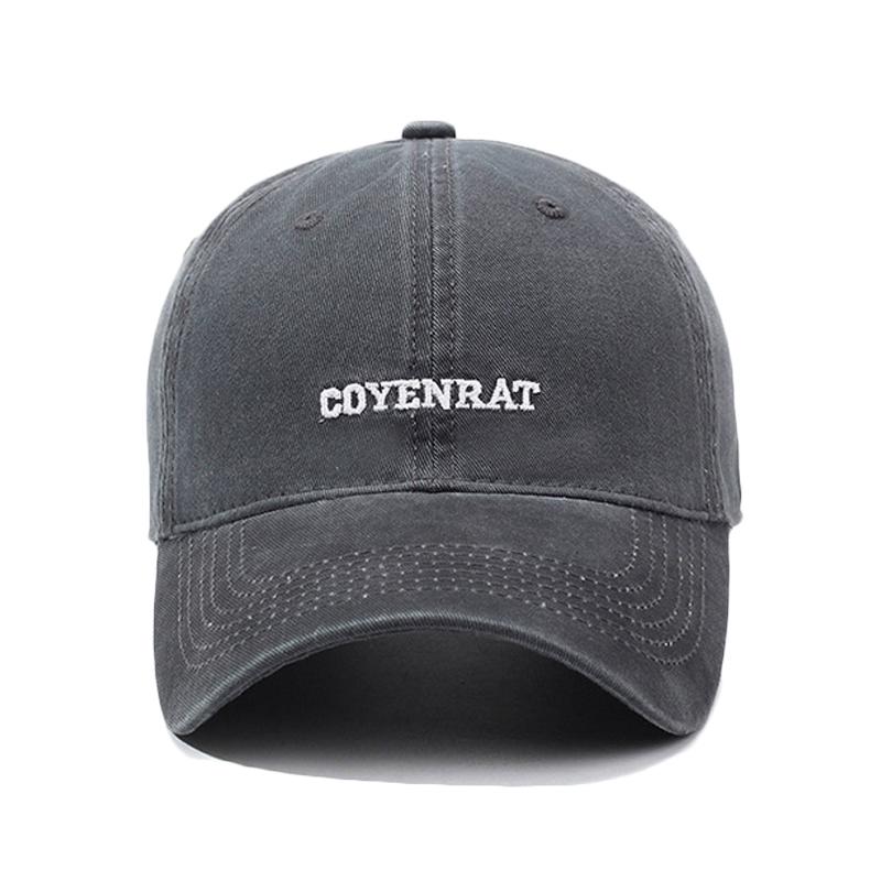 Vintage Letter Embroidered Baseball Cap Men Women Cap