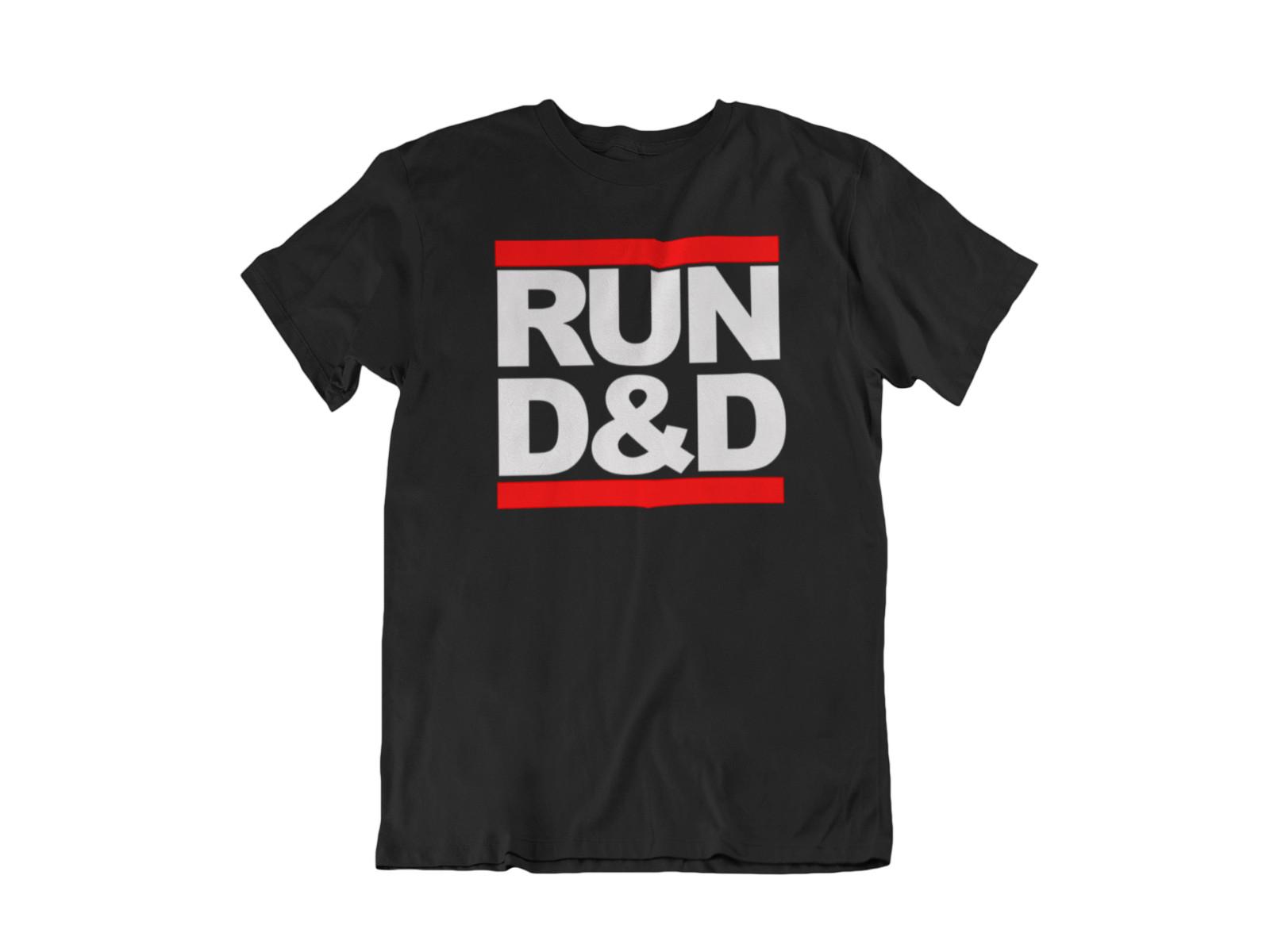 Run D&D Dungeons and Dragons Tshirt S разноцветный