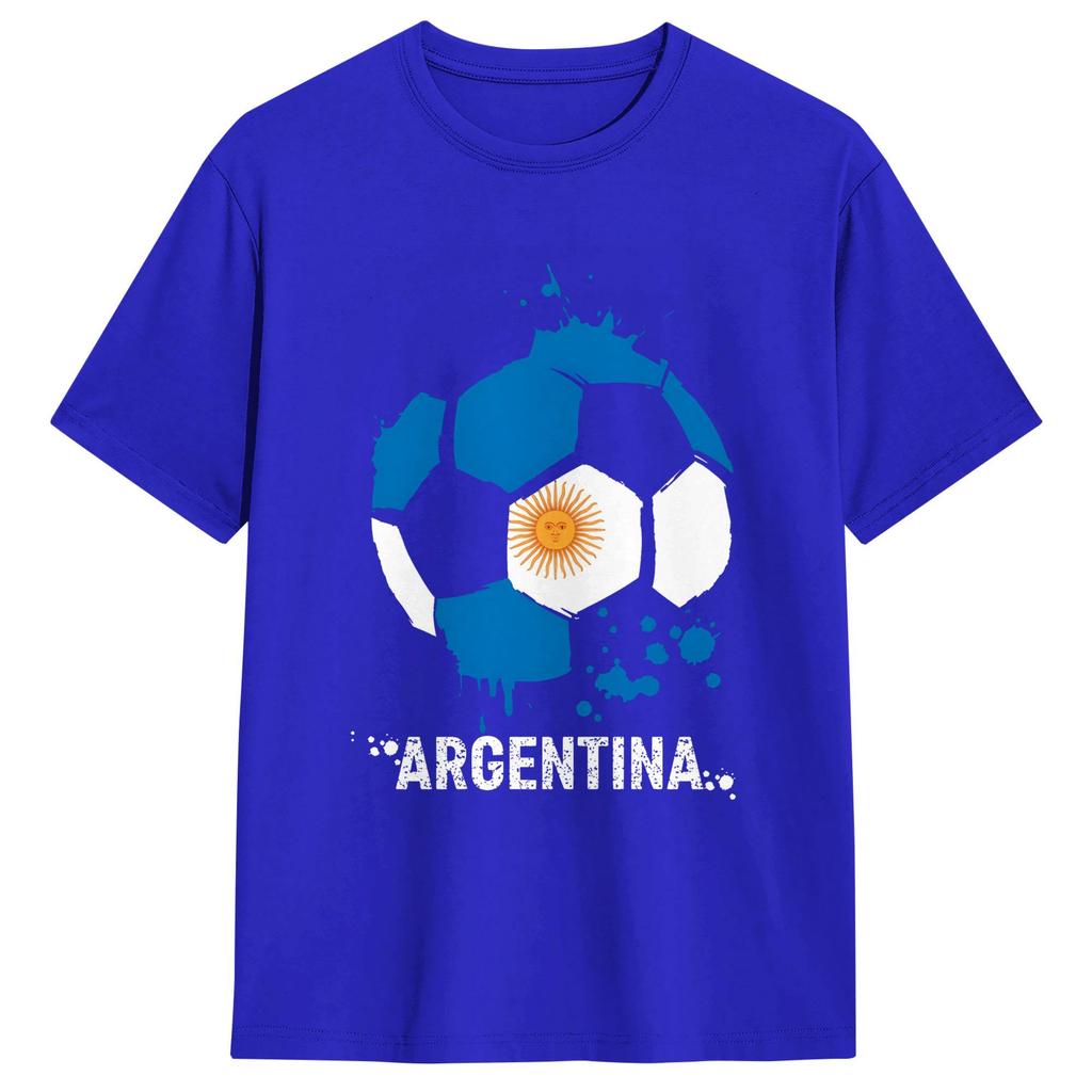 Argentina Flag Tshirt Summer Harajuku Tshirts Unisexs 100 Cotton O Neck Plus Size Tees Short Sleeve Vintage Tops