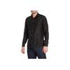 Star Print Polo Casual Long Sleeve Shirt Men Shirts Black 3L1CD4-1NBOZ-F051