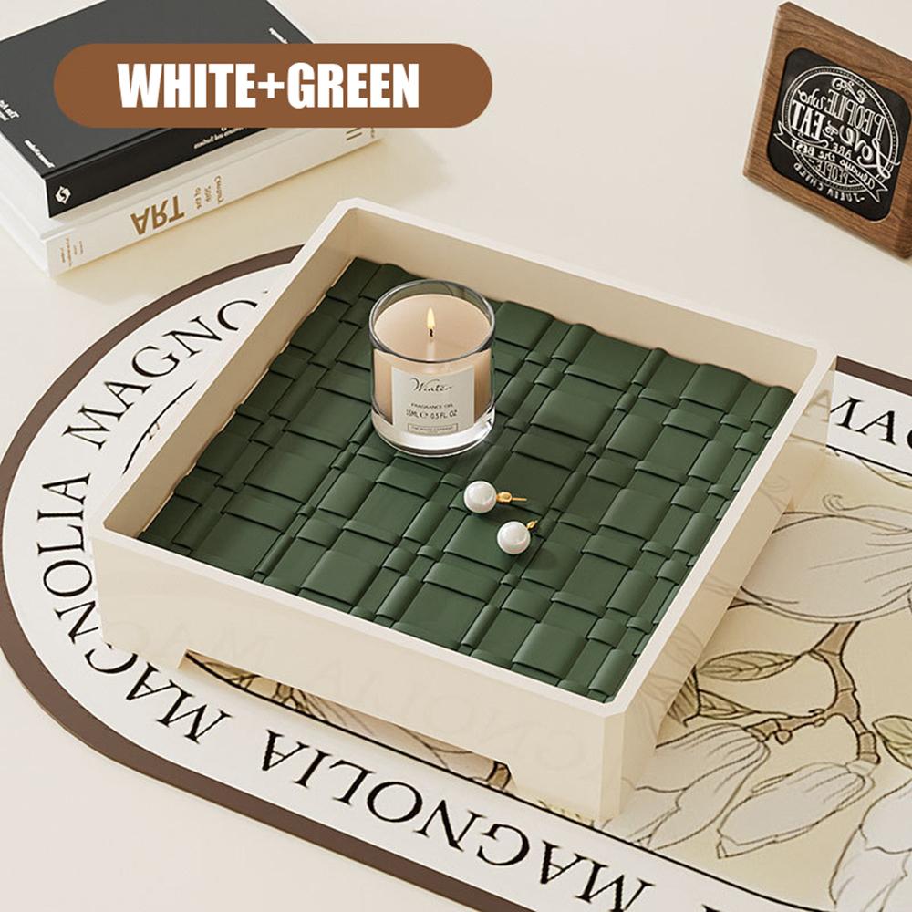 

Light Luxury Ancient Leather Storage Tray Box Leather Aromatherapy Tray Desktop Ornament Decor Keys Coins Holder Trays