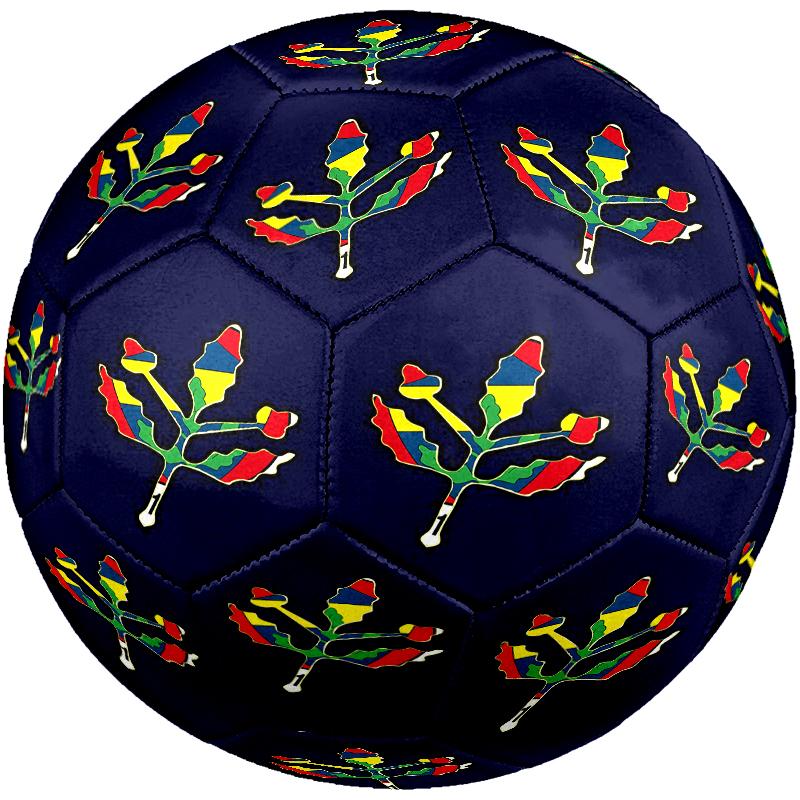 1pc Size 5 Football Club Design Soccer Ball - Anti-slip Football for Outdoor Sports Activities, Durable Ball for Game Play