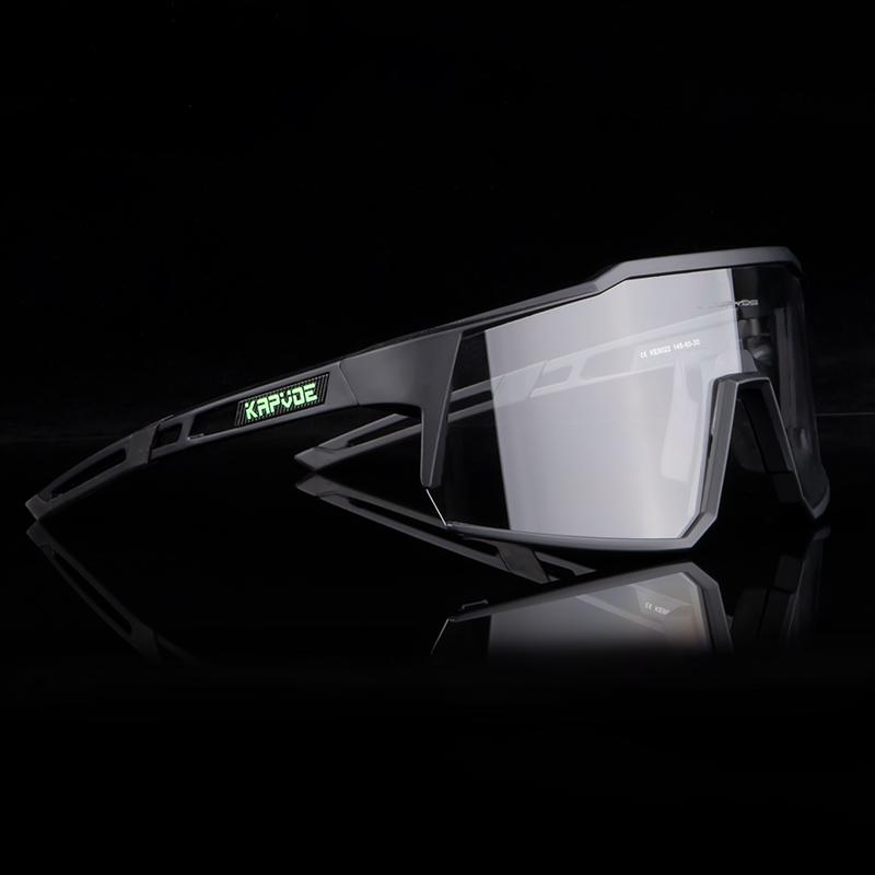 Kapvoe Photochromic Cycling Glasses Outdoor Sports Men Bike Glasses Women Mountain Bicycle Riding Protection Goggles Eyewear